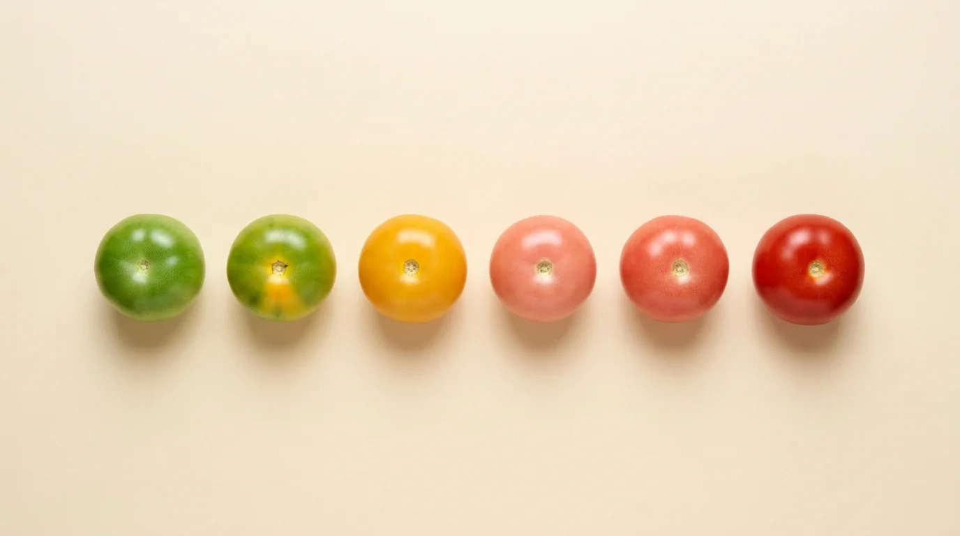 Tomato ripening reference — USDA 6-stage color chart