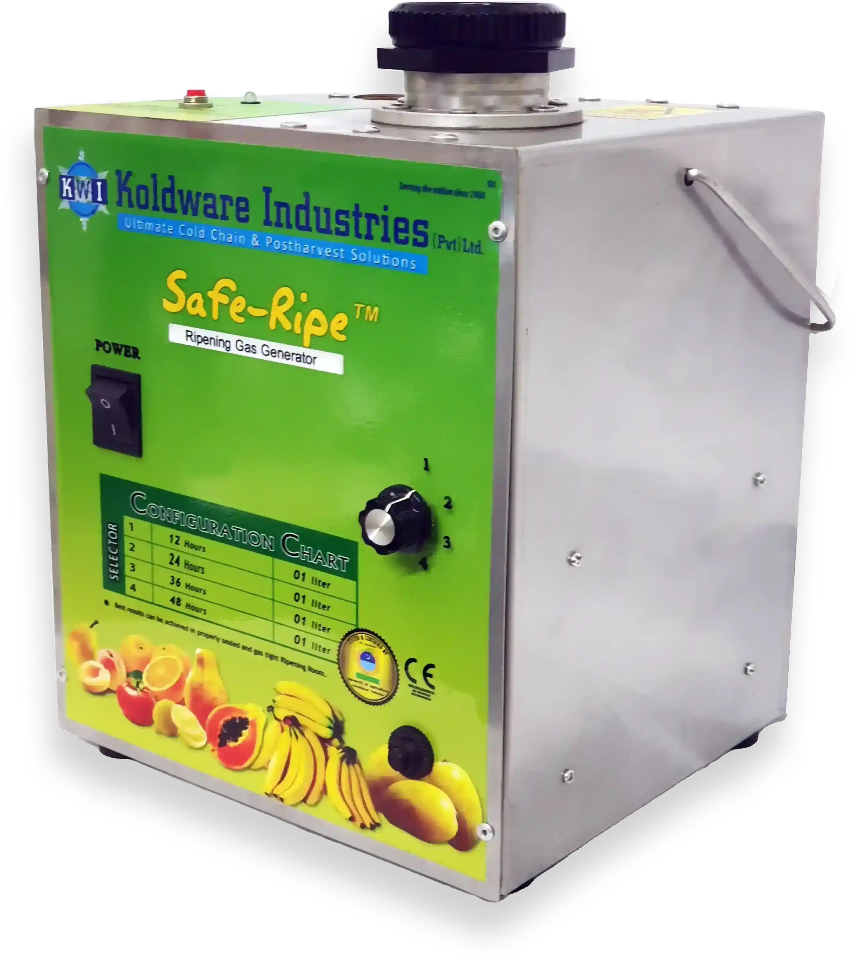Safe-Ripe&trade; Ethylene Generator by Koldware Industries