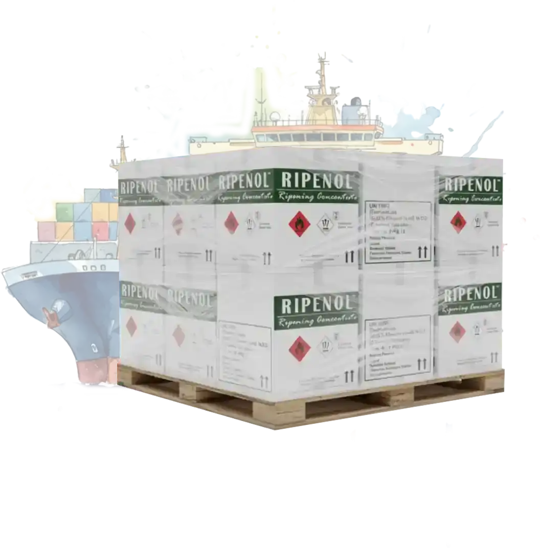 Ripenol™ export logistics — non-pressurized freight