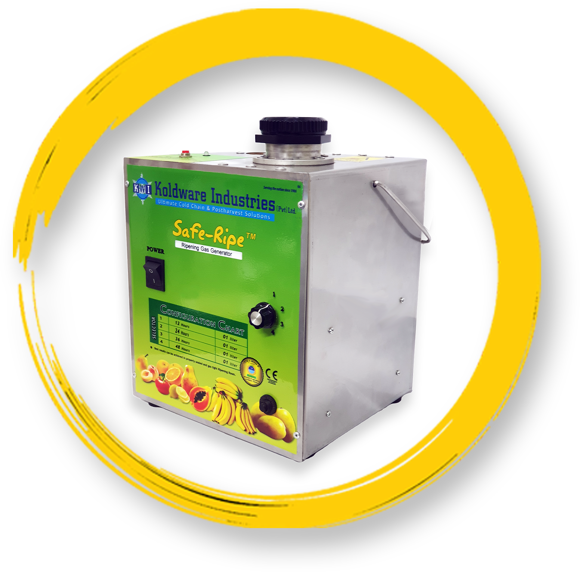 Safe-Ripe&trade; Ethylene Generator by Koldware Industries